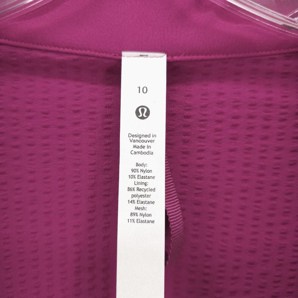 Lululemon Pack Light Pullover Packable Magenta Pu… - image 6